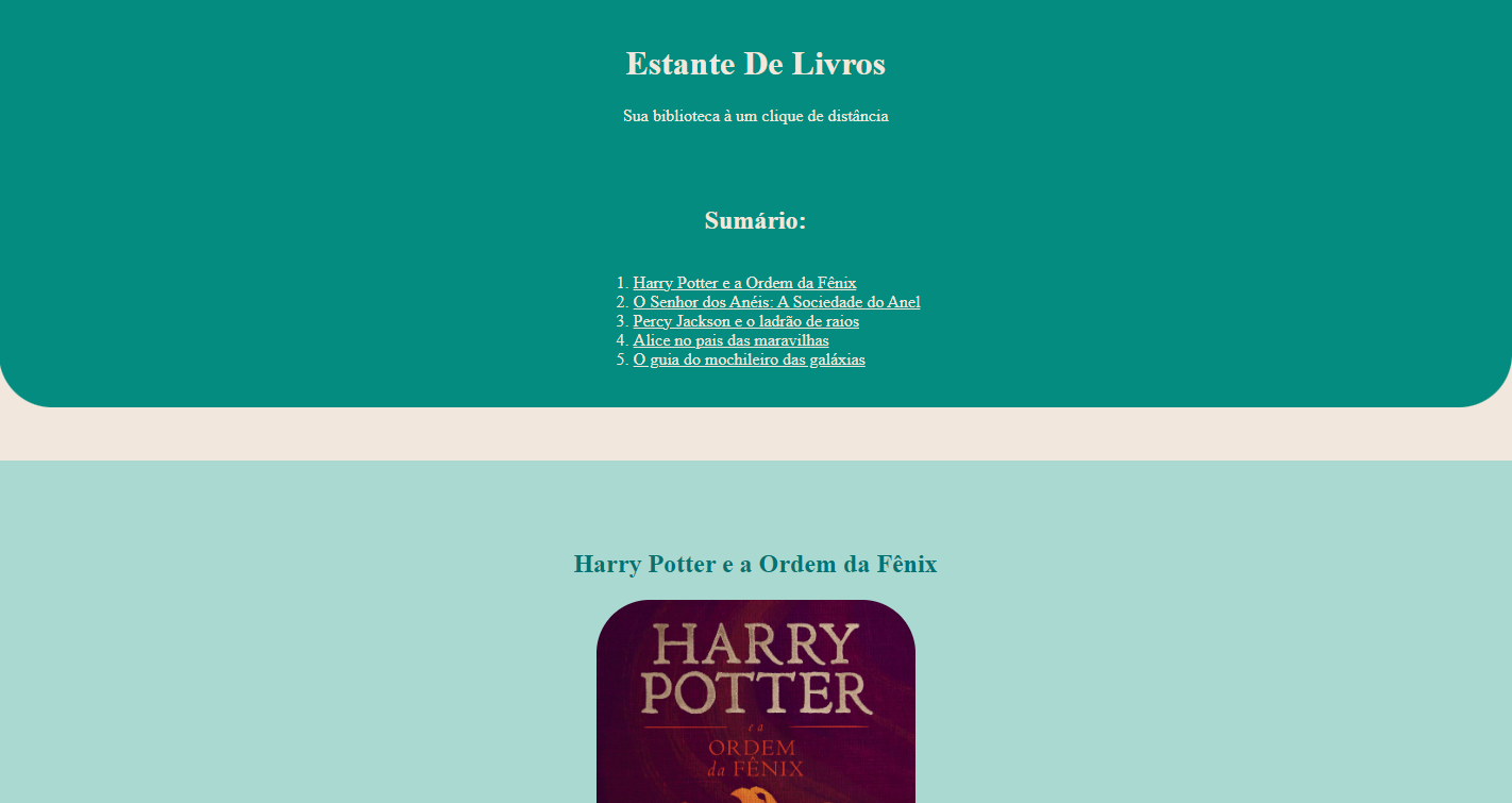Card Projeto Estante